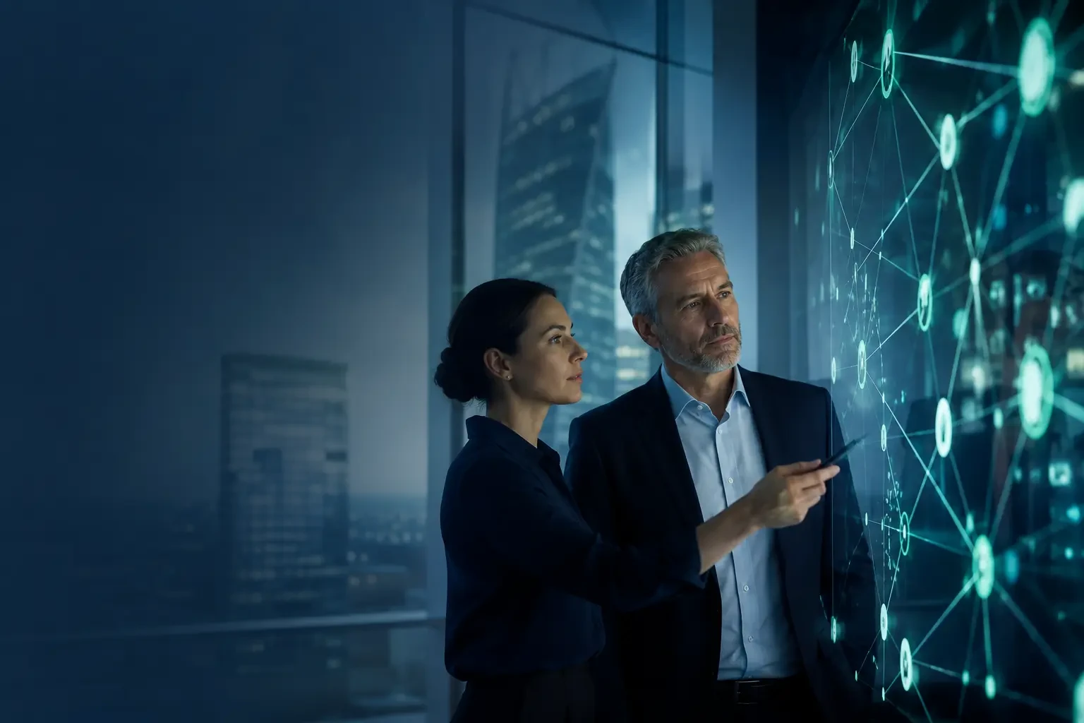 Dirección y tecnología analizando resiliencia operativa digital
